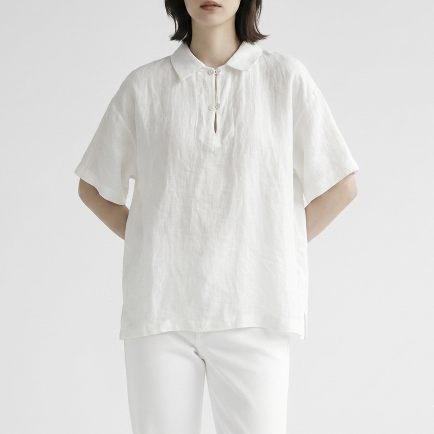 26SS SARAHWEAR ベルギーリネンシャツ 53087