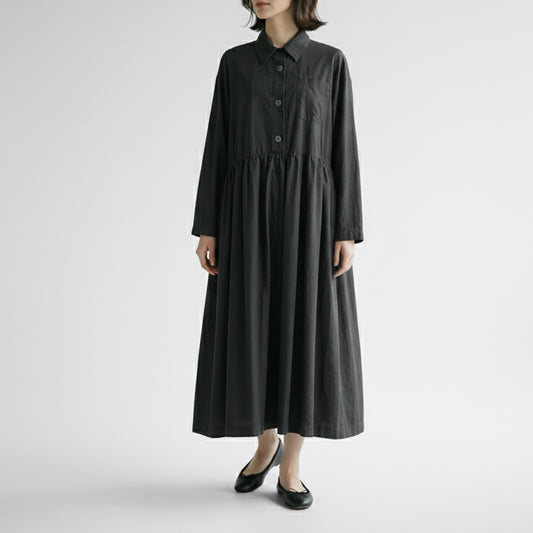 25AW SARAHWEAR ＜Rachel＞コットンウールポプリンカントリードレス C71284