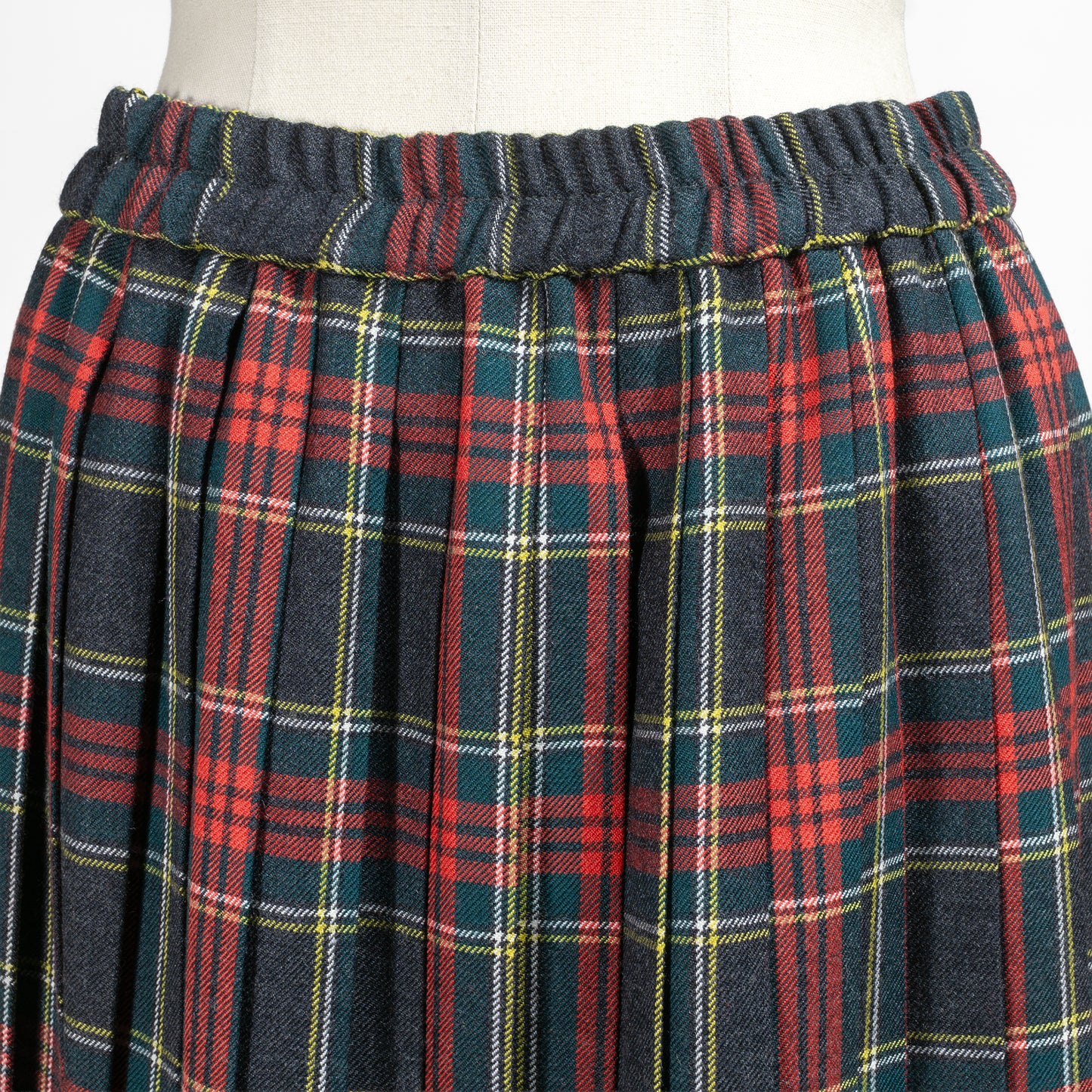 25AW SARAHWEAR ＜Hanna＞ウーステッドタータンプリーツスカート C21652