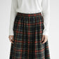 25AW SARAHWEAR ＜Hanna＞ウーステッドタータンプリーツスカート C21652