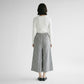 26SS SARAHWEAR   ＜Kyoko＞リネンコットン ヒッコリーストライプ キュロットパンツ C30616