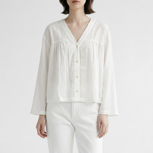 26SS SARAHWEAR リヨセルローン ファーマーズブラウス C53084