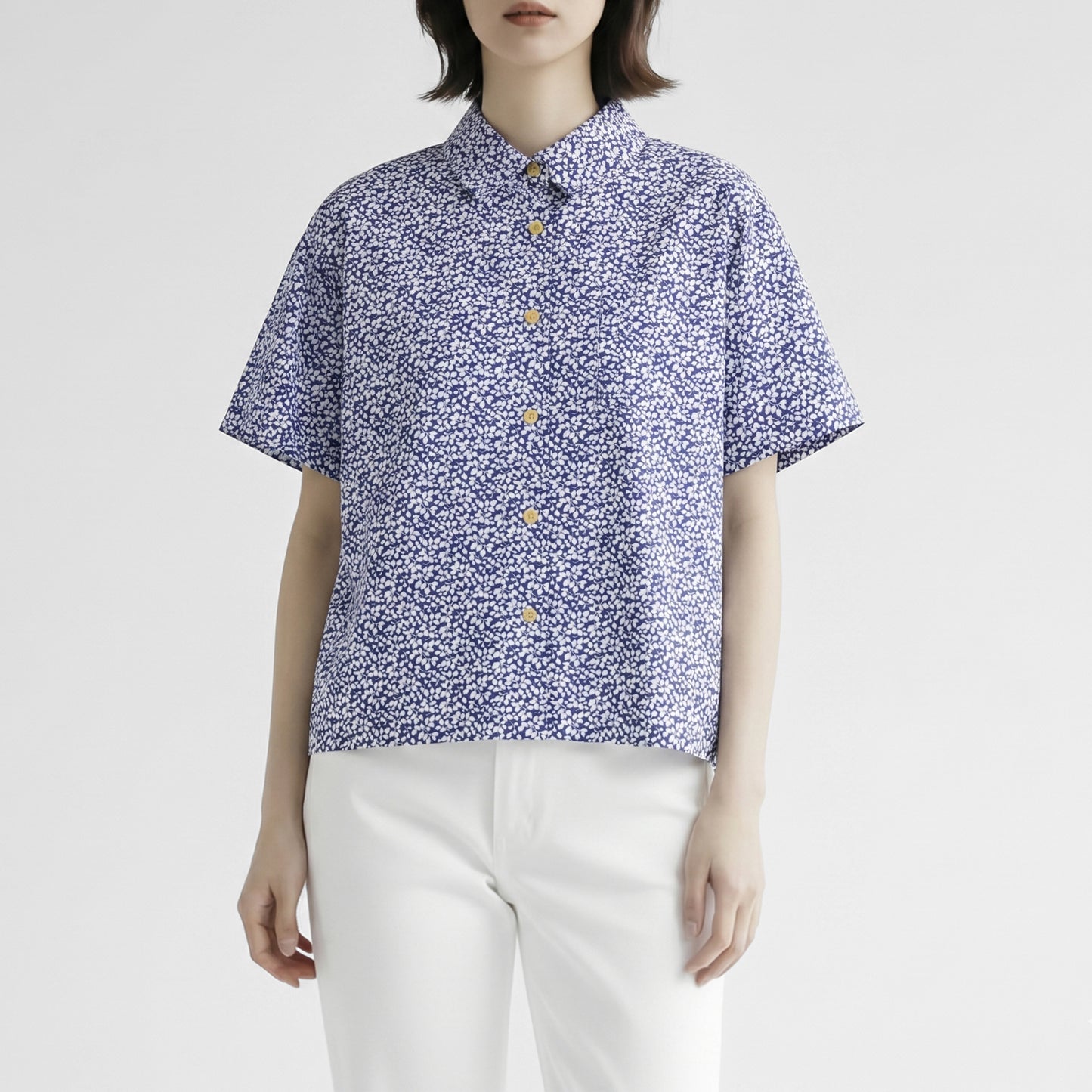 26SS SARAHWEAR ＜Jill＞リバティプリント半袖シャツ C53108