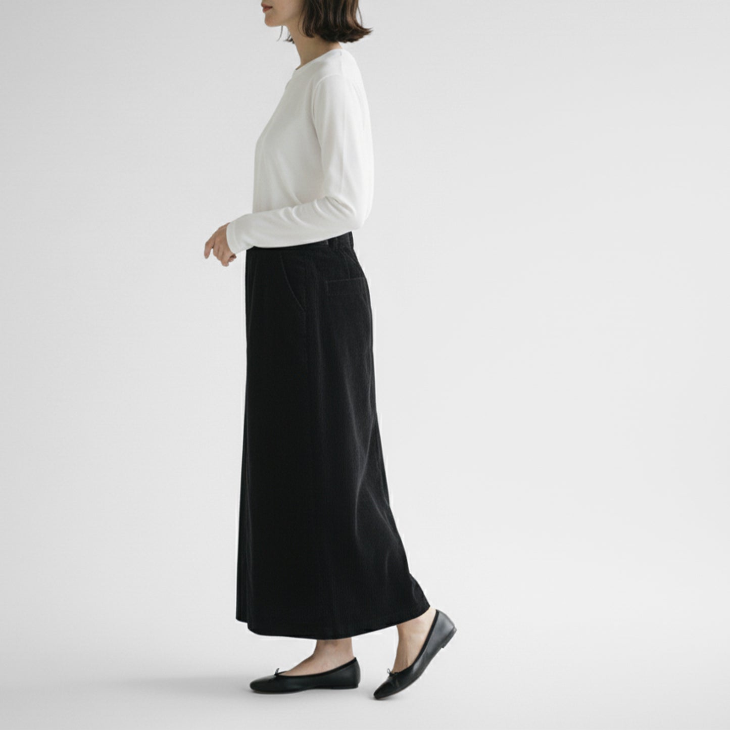 25AW SARAHWEAR コーデュロイセミタイトスカート C21855
