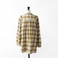 24AW SARAHWEAR COTTON WOOL CHECK BLOUSE