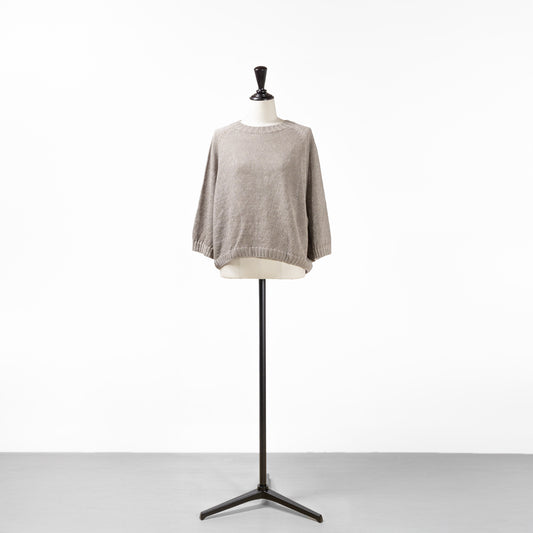 25SS SARAHWEAR リネン7分袖ニットプルオーバー