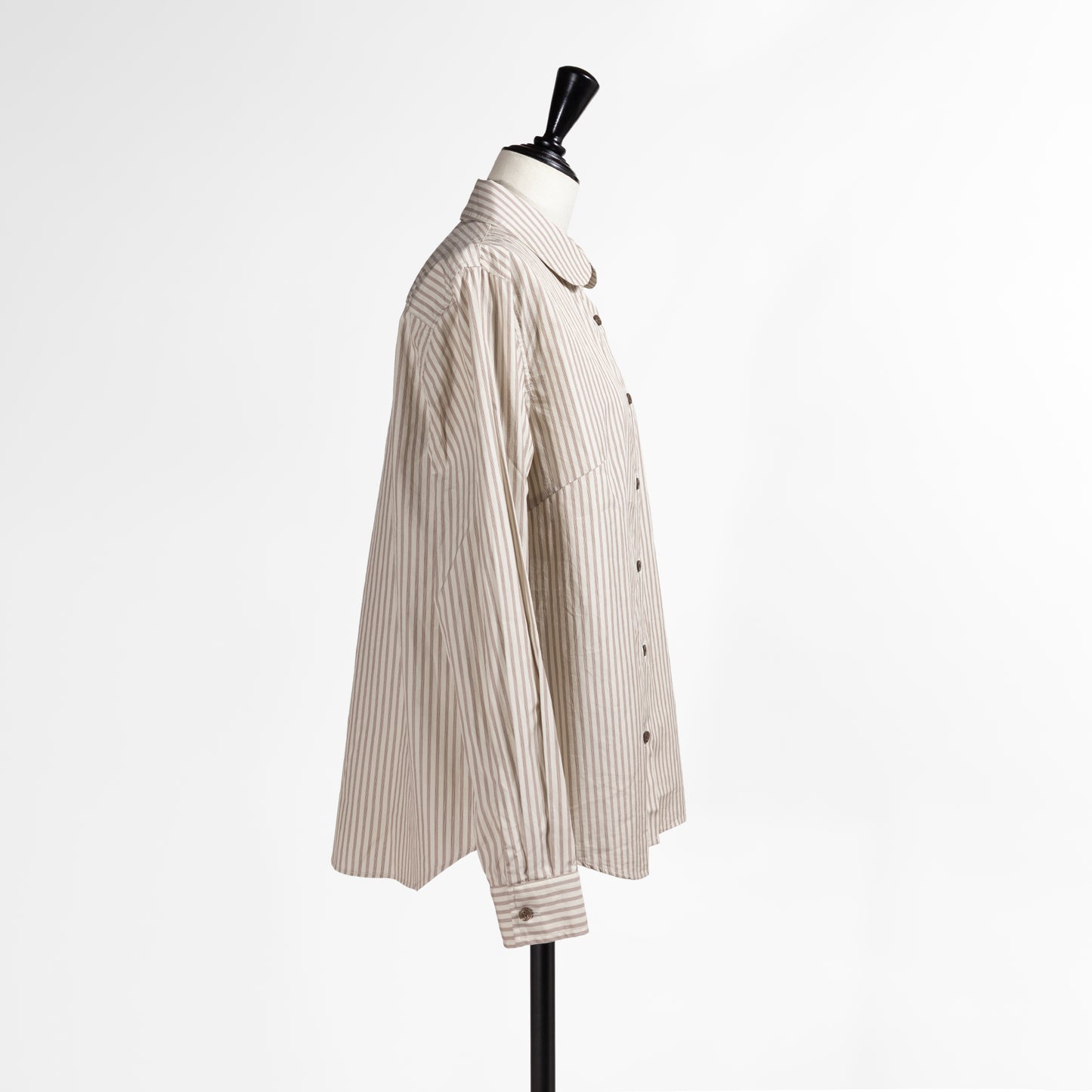 26AW SARAHWEAR ＜Sophia＞コットンポプリン ラウンドカラーシャツ C5312