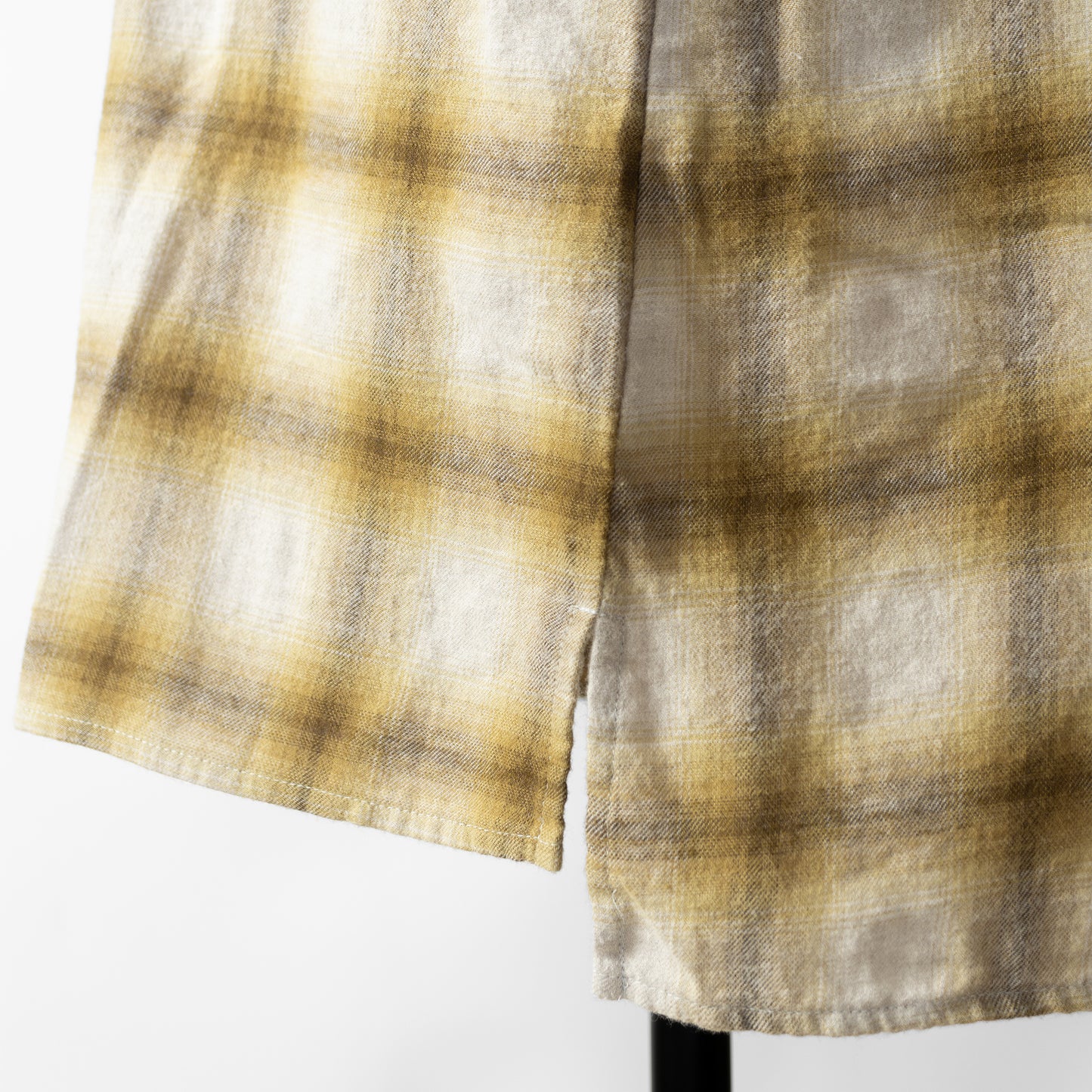 24AW SARAHWEAR COTTON WOOL CHECK BLOUSE