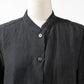 25SS SARAHWEAR リネン半袖スタンドカラーシャツ