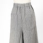 26SS SARAHWEAR   ＜Kyoko＞リネンコットン ヒッコリーストライプ キュロットパンツ C30616
