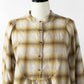 24AW SARAHWEAR COTTON WOOL CHECK BLOUSE