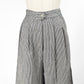 26SS SARAHWEAR   ＜Kyoko＞リネンコットン ヒッコリーストライプ キュロットパンツ C30616
