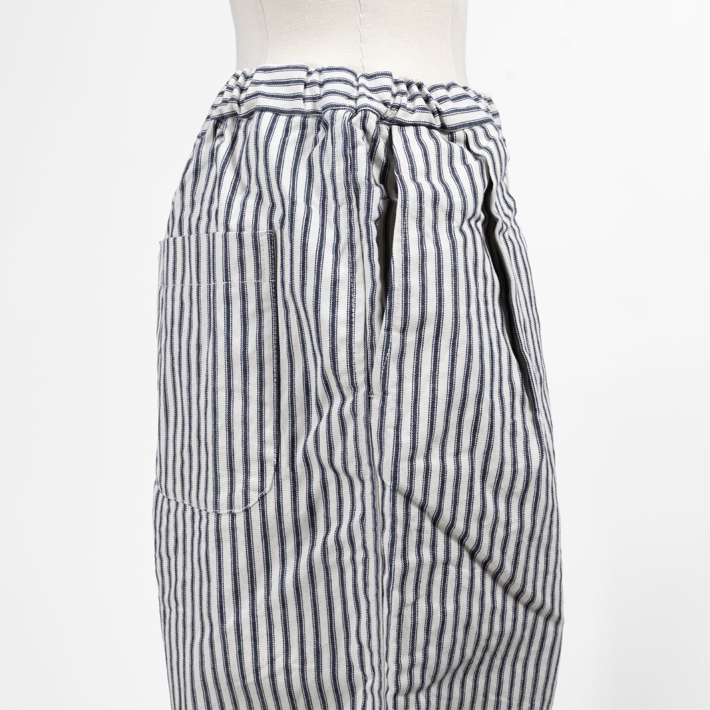 26SS SARAHWEAR ヒッコリーソフトバギーパンツ C30601