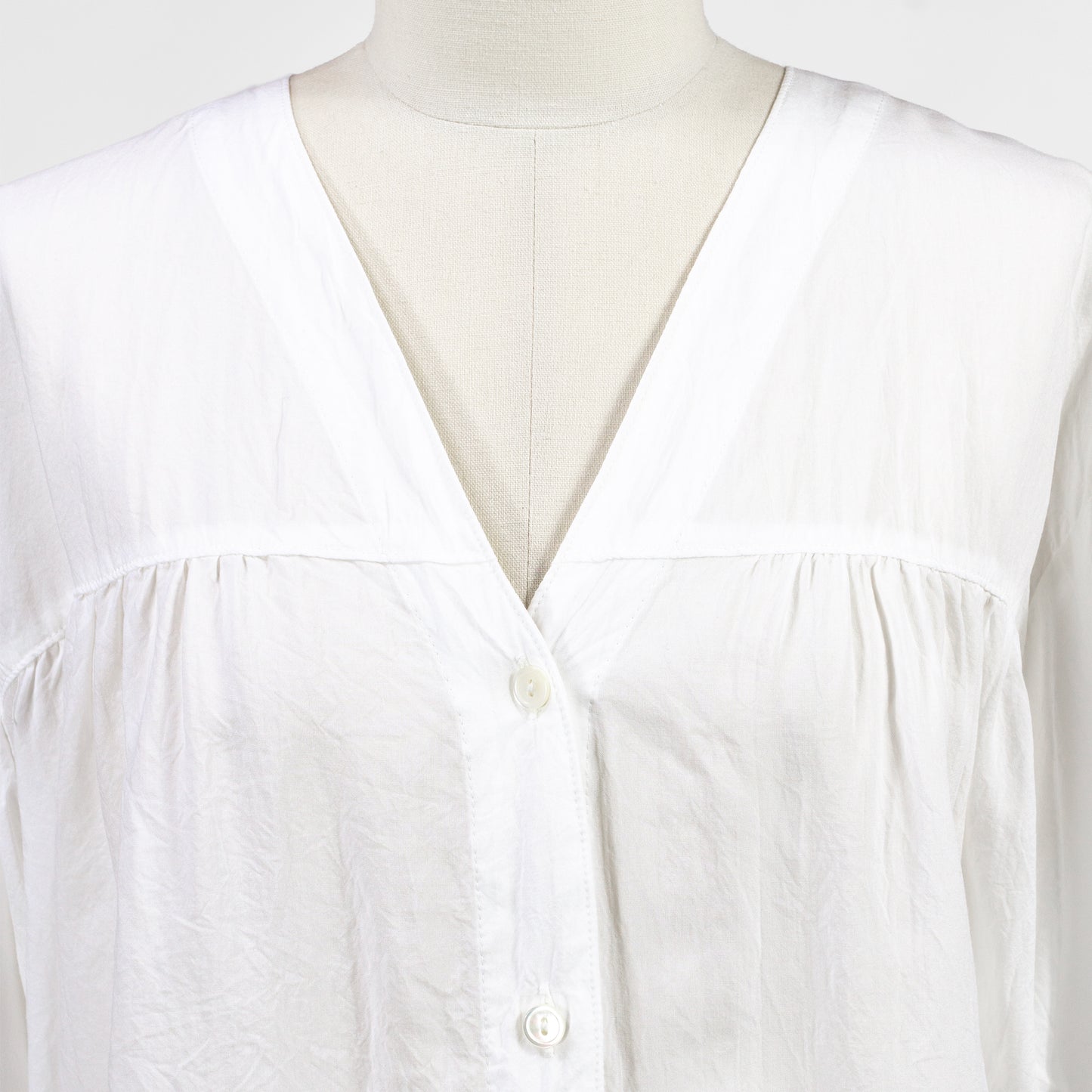 26SS SARAHWEAR リヨセルローン ファーマーズブラウス C53084