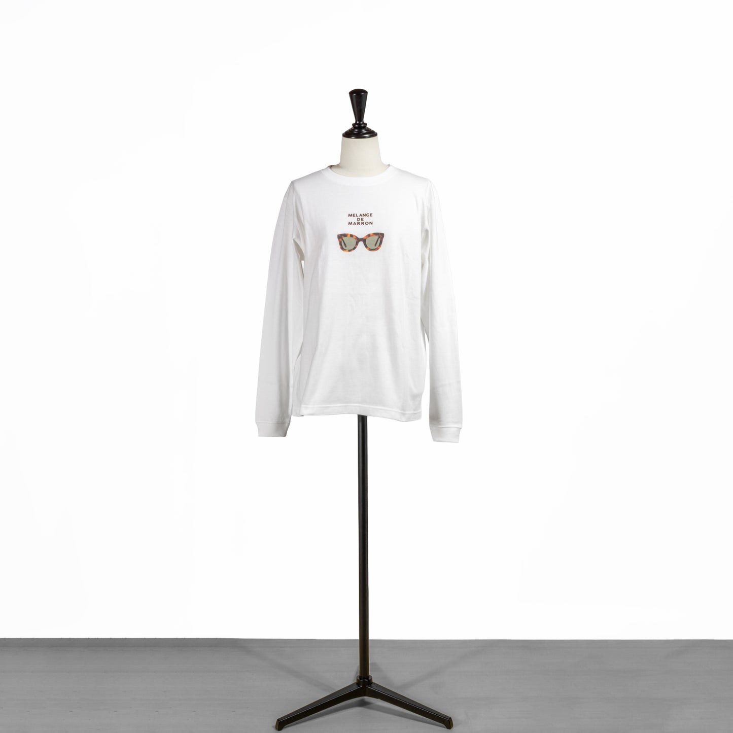25AW ANGE IN DISGUISE プリントロングスリーブTシャツ ホワイト