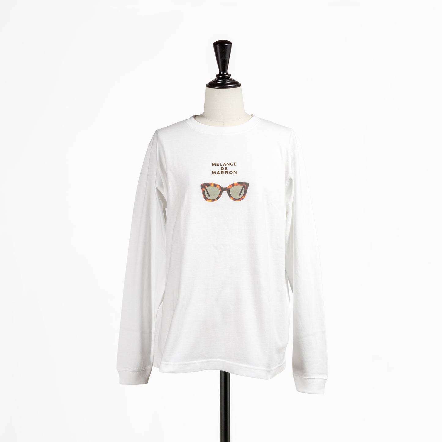 25AW ANGE IN DISGUISE プリントロングスリーブTシャツ ホワイト
