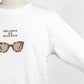 25AW ANGE IN DISGUISE プリントロングスリーブTシャツ ホワイト
