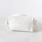 TAMPICO SMALL MINI BEACH BAG XS TRICOLOUR WHITE LEATHER HANDLE
