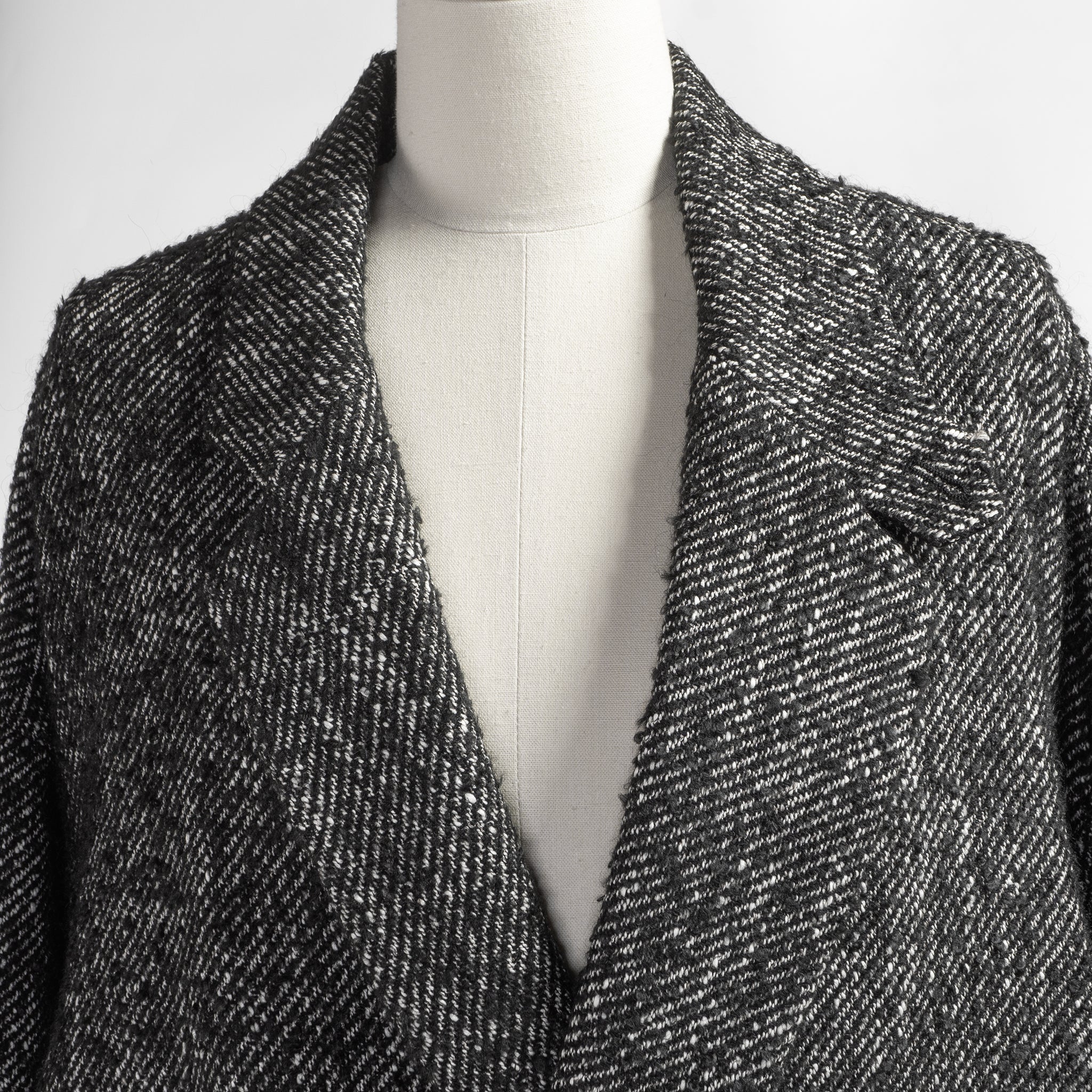 TICCA TWEED DOUBLE JACKET COAT