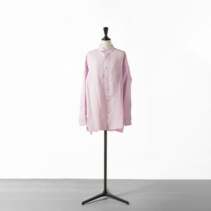 24SS TICCA LINEN SQUARE BIG SHIRT UNI