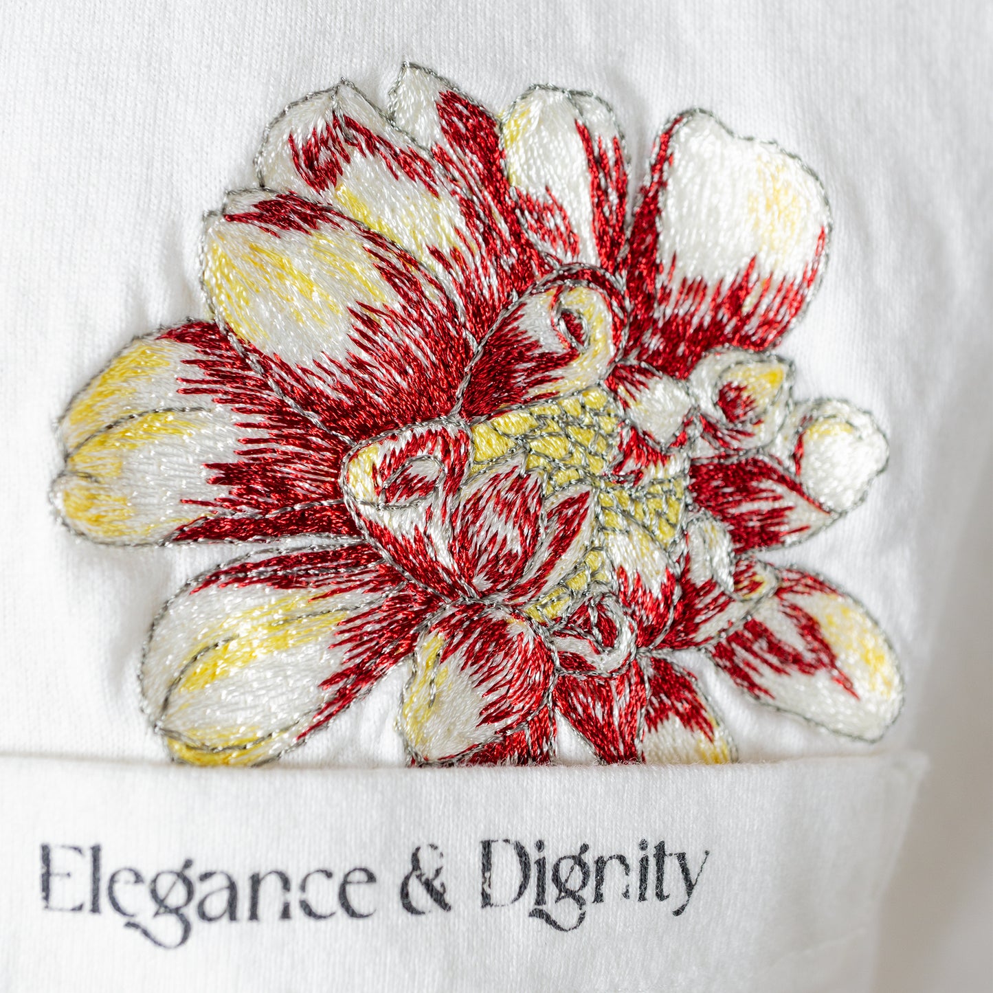 24SS TICCA DAHLIA EMBROIDERY FRENCH T