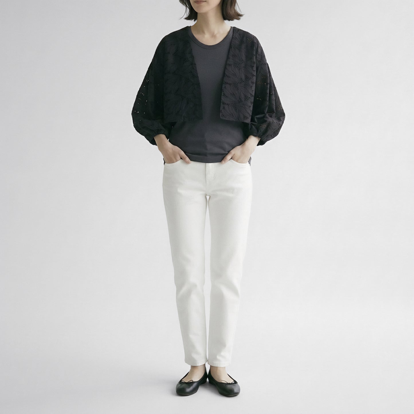 26SS TICCA フラワーレースジャケット TBFS-133