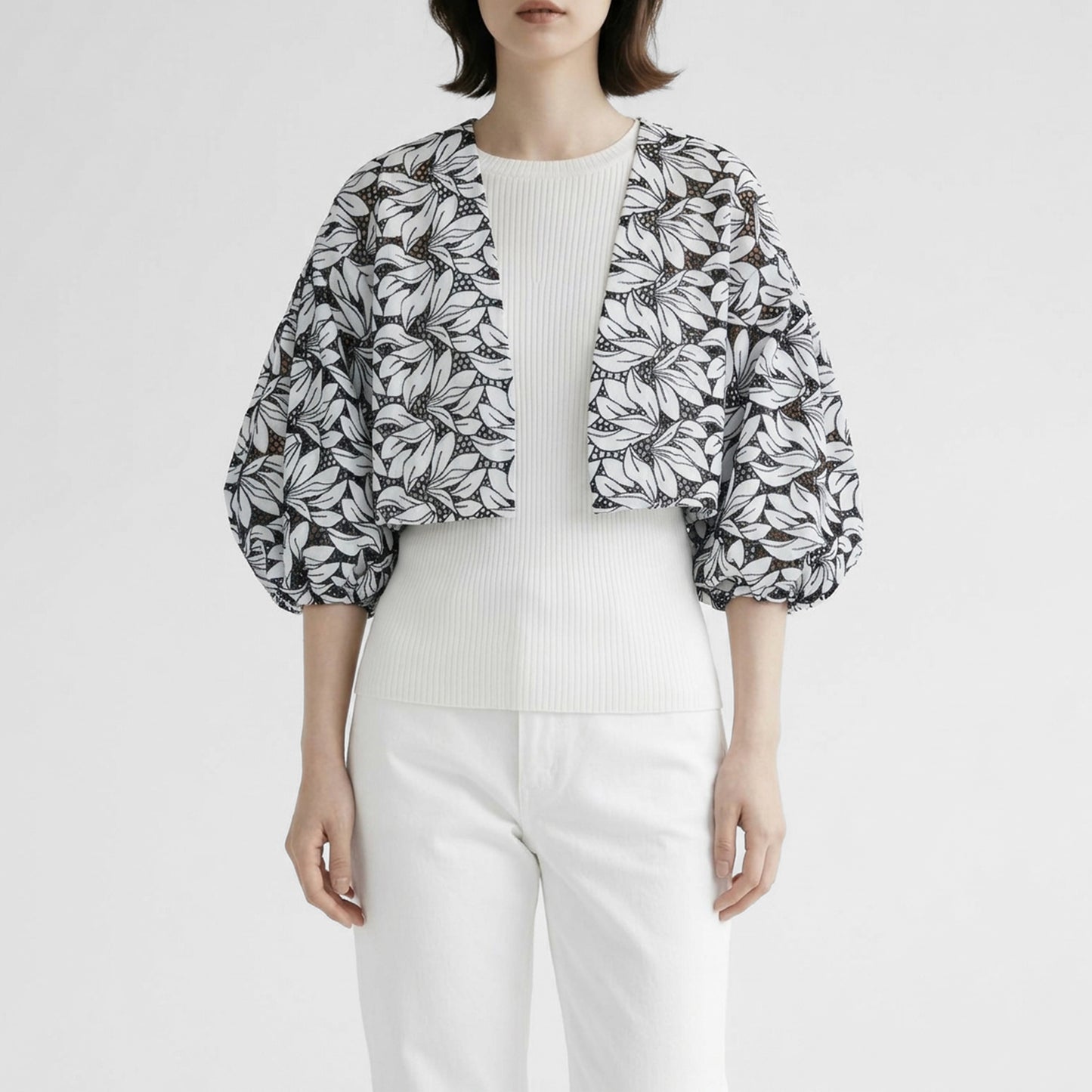 26SS TICCA フラワーレースジャケット TBFS-133