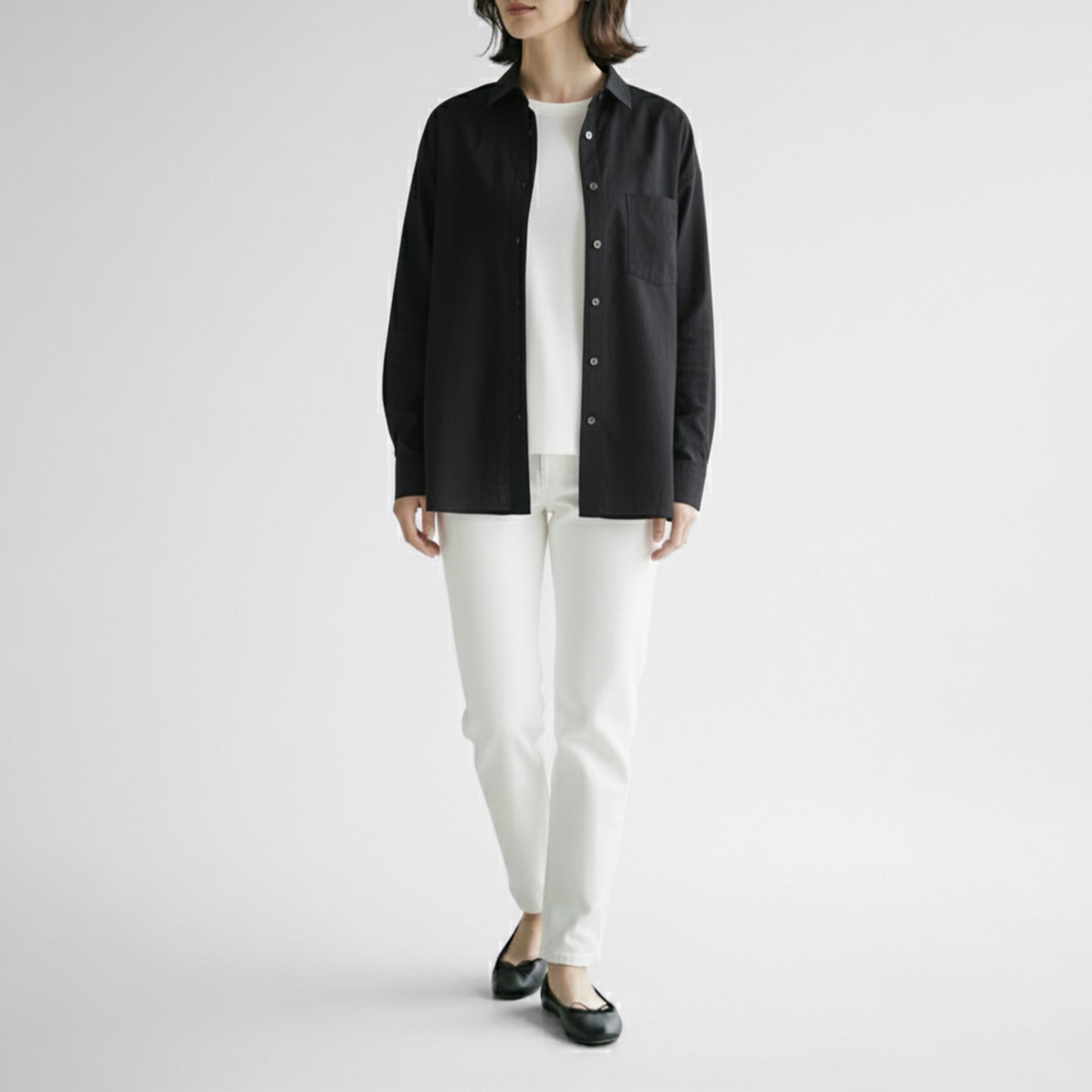 25AW TICCA プレミアムスクエアビッグシャツ TBDS-001