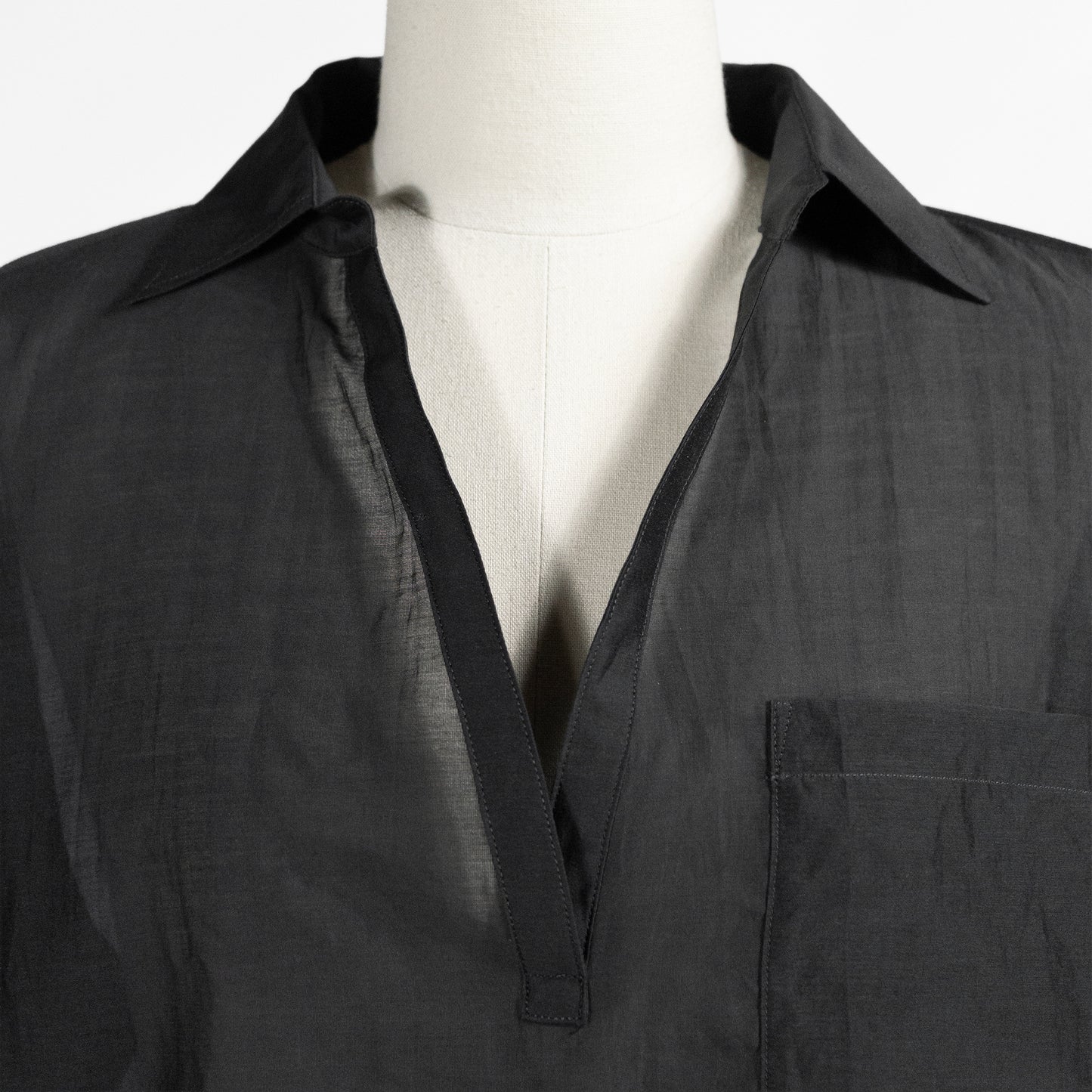 26SS TICCA コットンシルクスキッパーシャツ TBFS-112