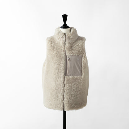 24AW TICCA WOOL FUR VEST