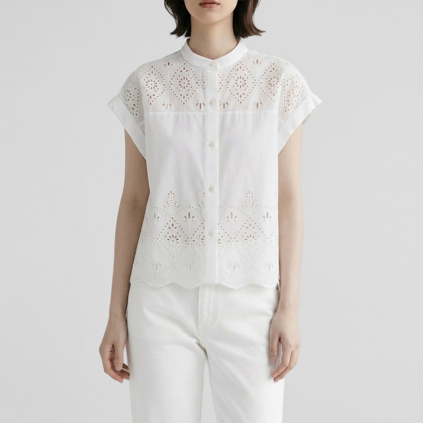 26SS TICCA レースフレンチシャツ TBFS-121