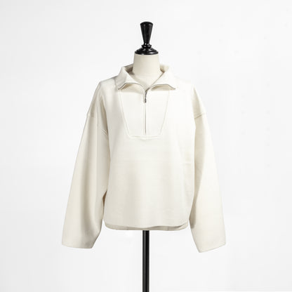 25AW TICCA ミラノリブハーフジッププルオーバー TBEA-321
