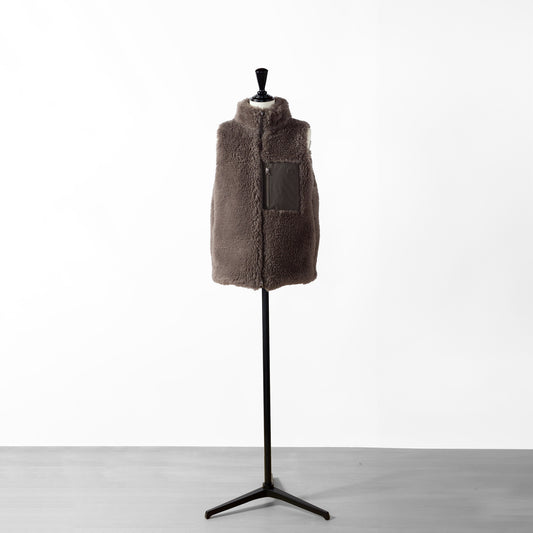 24AW TICCA WOOL FUR VEST