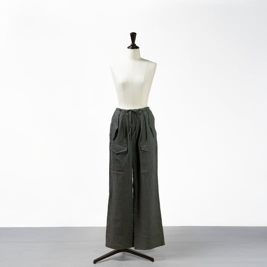 25SS TICCA リネンカーゴパンツ