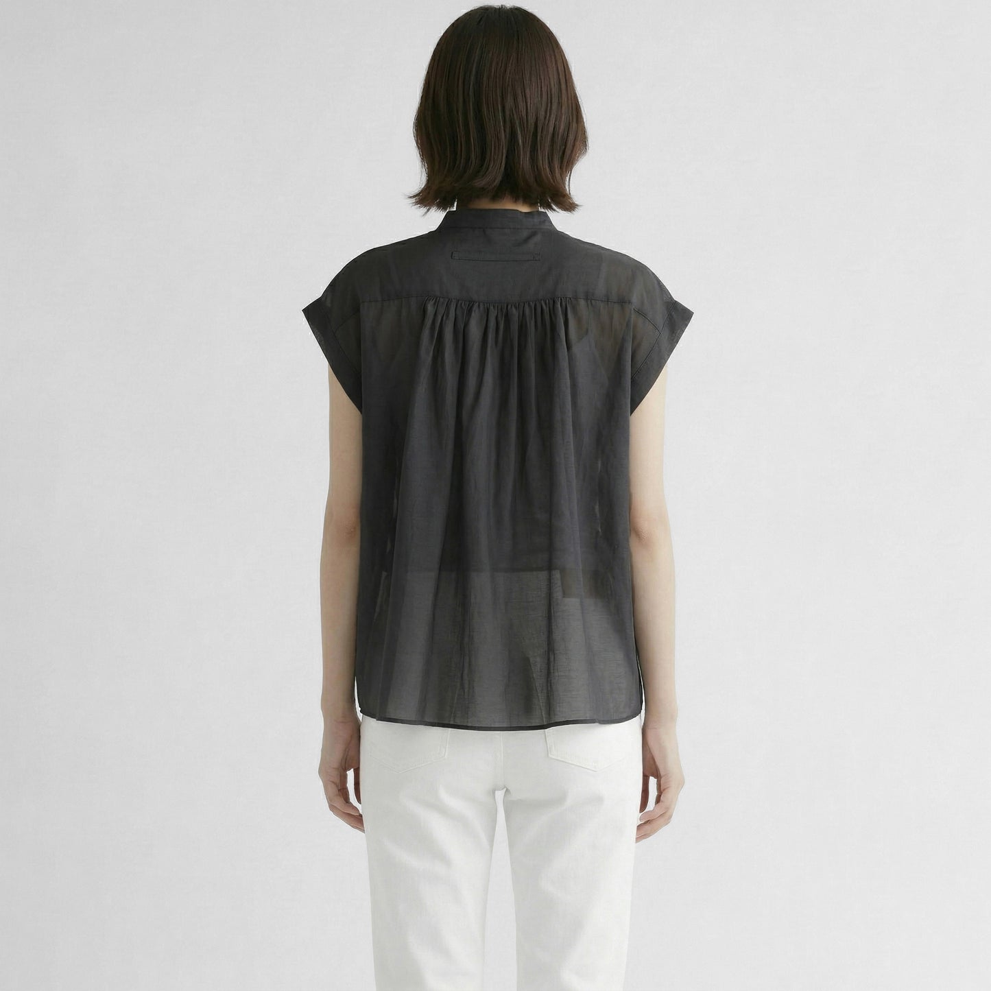 26SS TICCA コットンシルク フレンチシャツブラウス TBFS-111