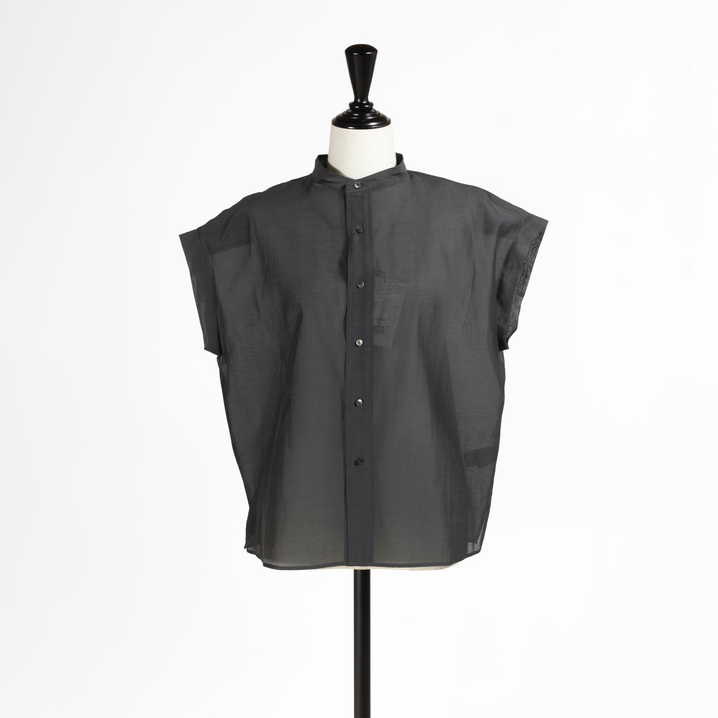 26SS TICCA コットンシルク フレンチシャツブラウス TBFS-111