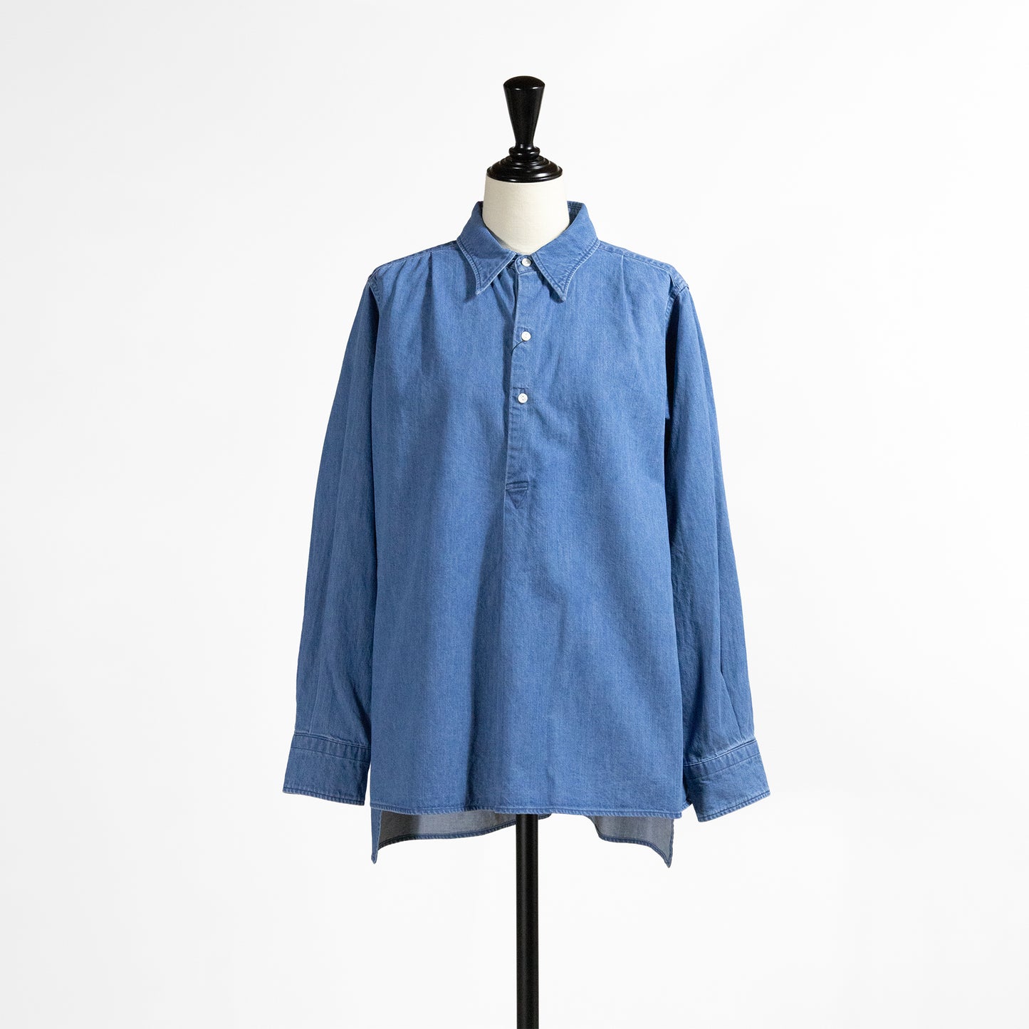 26AW TICCA デニムシャツチュニックプルオーバー TBFA-132