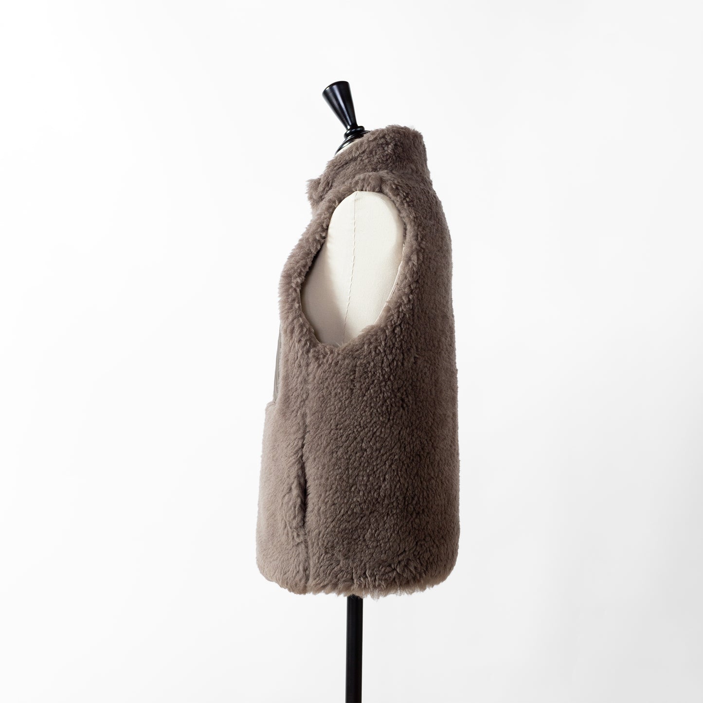 24AW TICCA WOOL FUR VEST