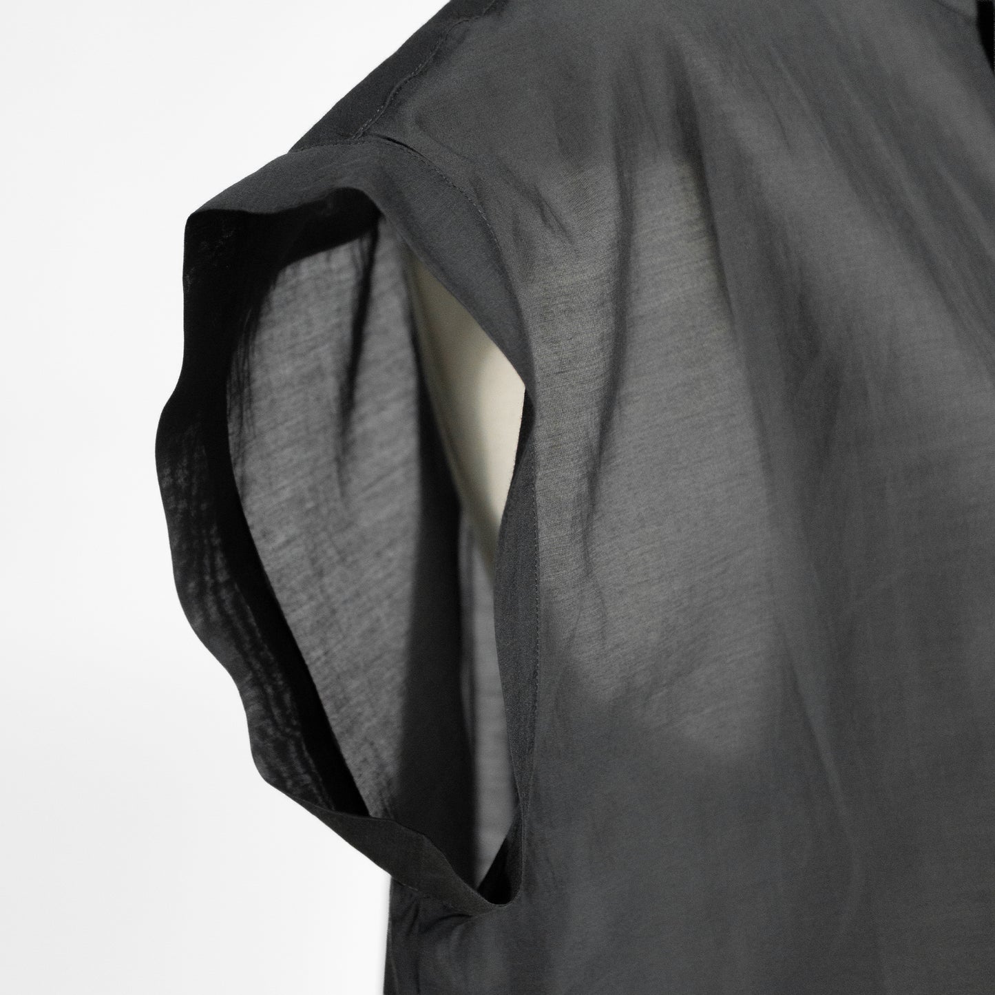 26SS TICCA コットンシルク フレンチシャツブラウス TBFS-111