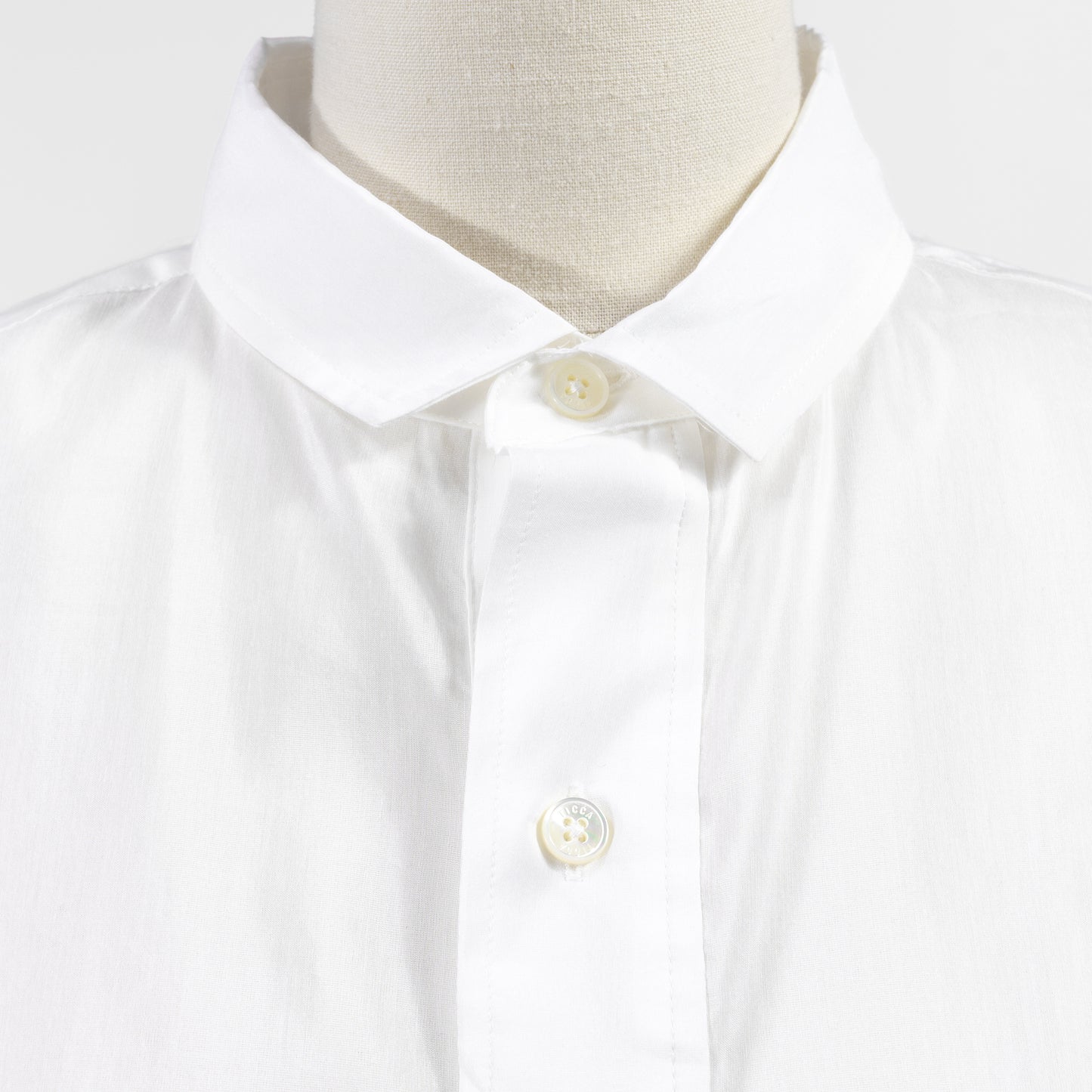 25SS TICCA コットンシルクスクエアビッグシャツUNI