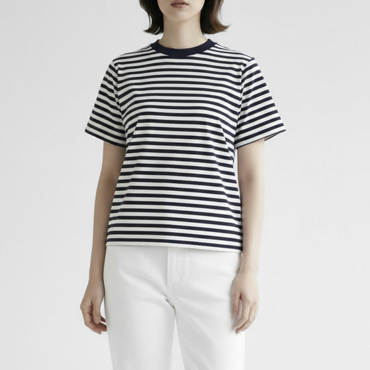 26SS Traditional Weatherwear MAYHILL メイヒル ボーダーTシャツ L261MCJPO0379VB