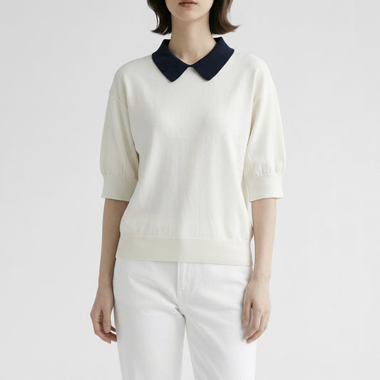 26SS Traditional Weatherwear MILLOM 襟付きプルオーバーニット L261AGKPO0365PS