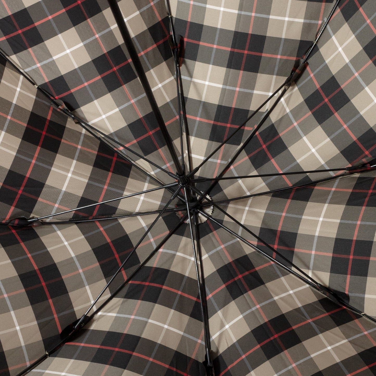 24AW Traditional Weatherwear UMBRELLA BAMBOO LITE TARTAN CHECK