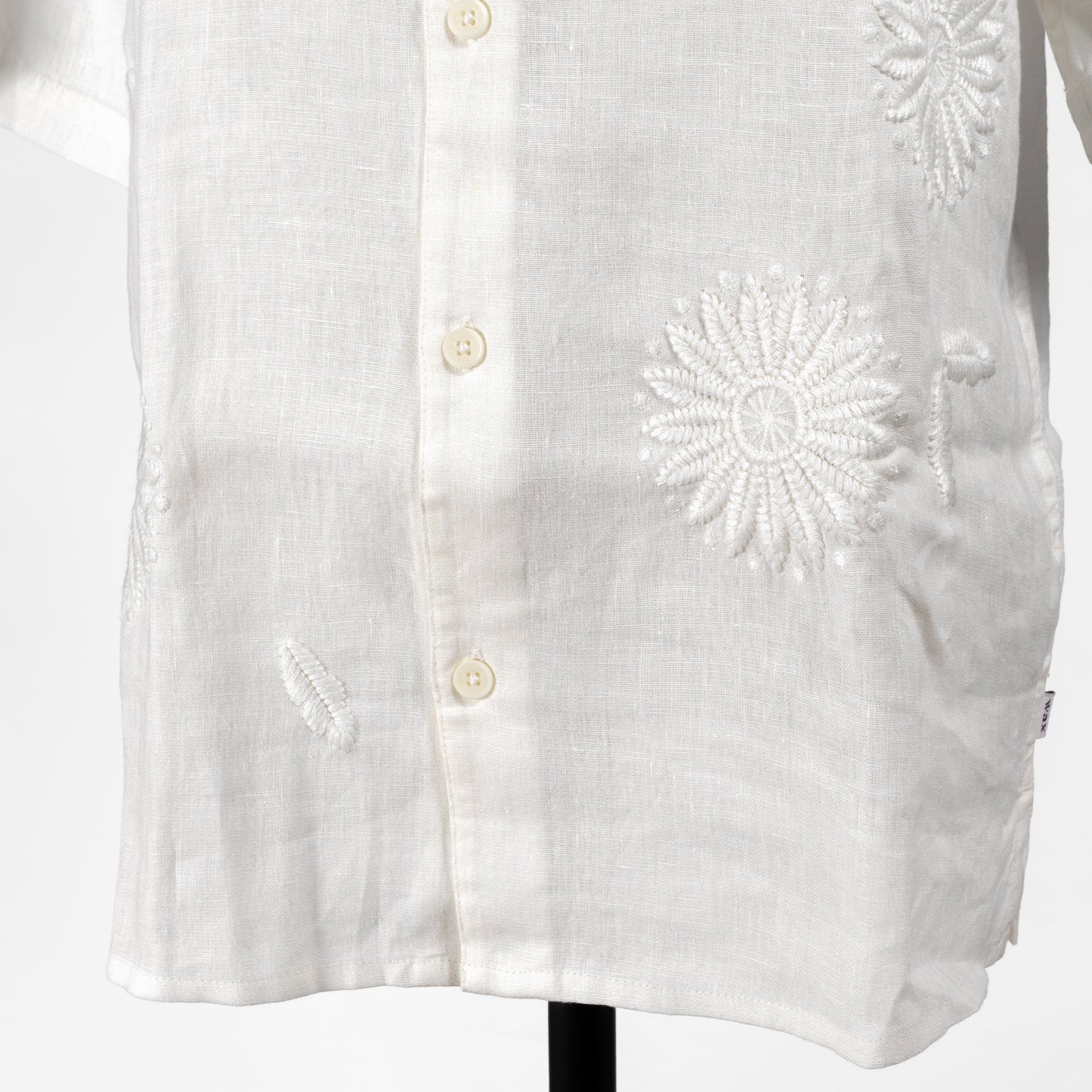 26SS Wax london ディドコットシャツ チャンキーフラワー SS26-SSS-DID-CCZ WHI
