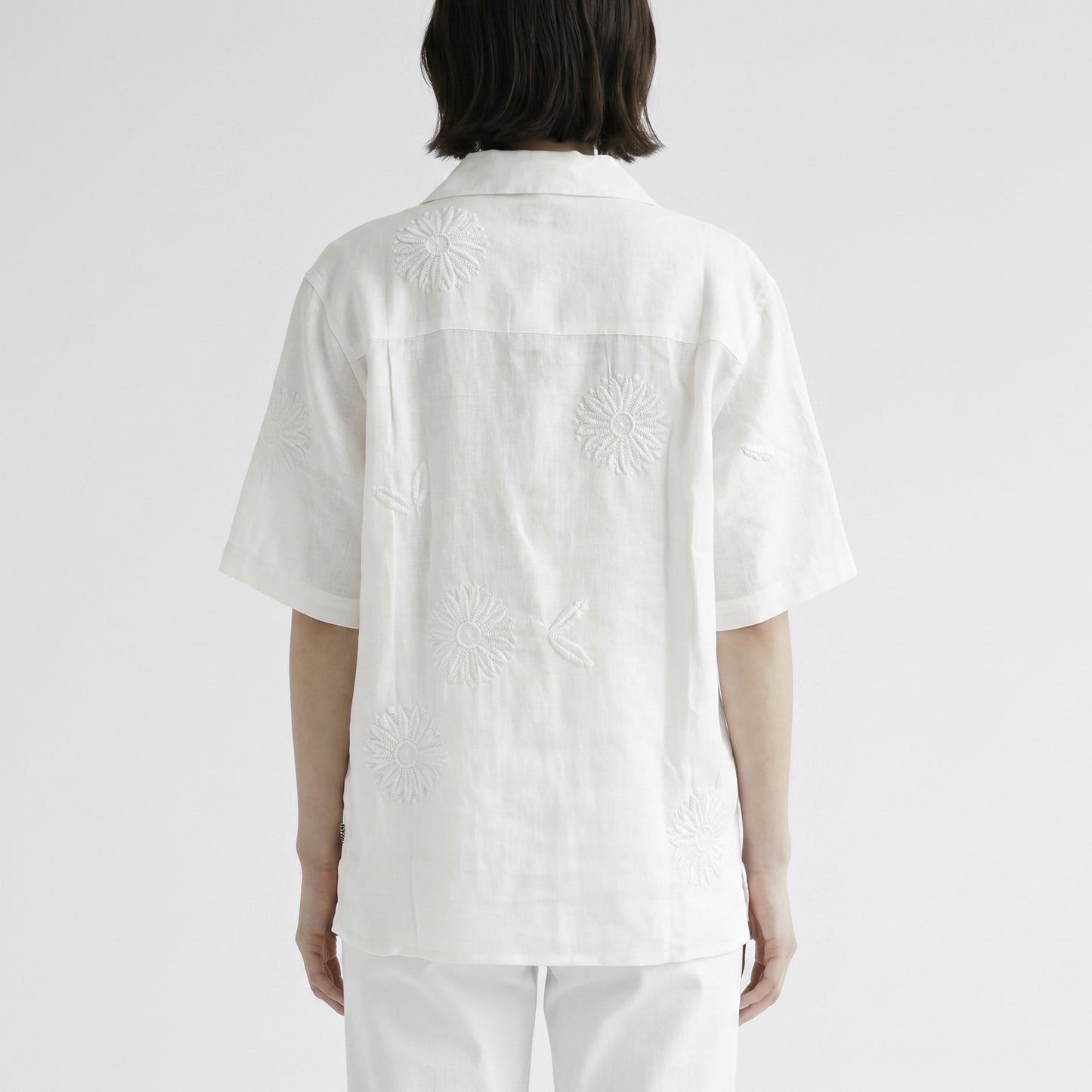 26SS Wax london ディドコットシャツ チャンキーフラワー SS26-SSS-DID-CCZ WHI