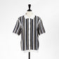 26SS Wax london ストライプクロシェ ポルトシャツ SS26-KNT-PRT-CCC-EBK