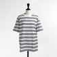 26SS Wax london ディーン ショートスリーブ Tシャツ THIN TEXTURED STRIPE