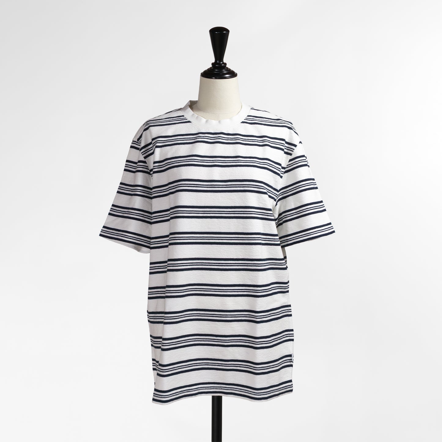 26SS Wax london ディーン ショートスリーブ Tシャツ THIN TEXTURED STRIPE