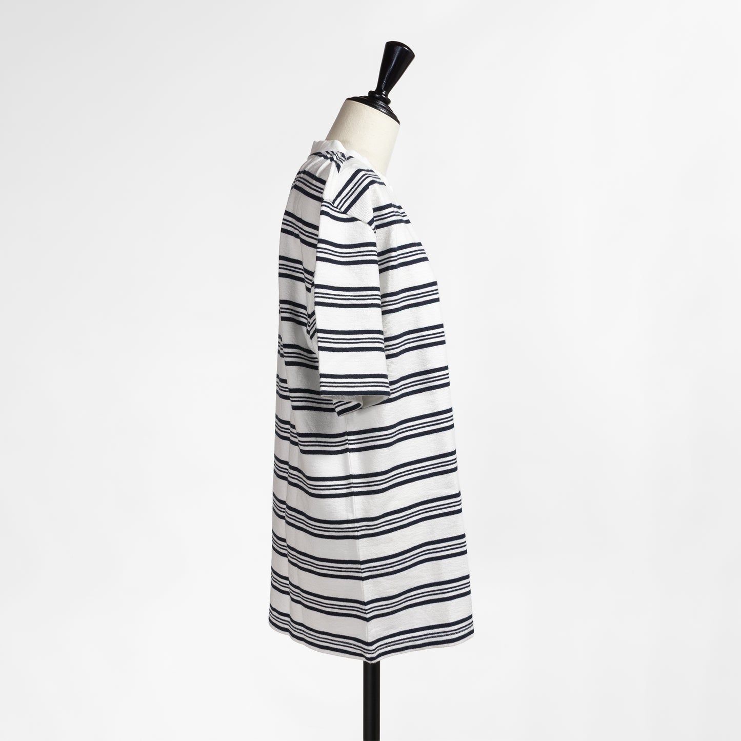 26SS Wax london ディーン ショートスリーブ Tシャツ THIN TEXTURED STRIPE