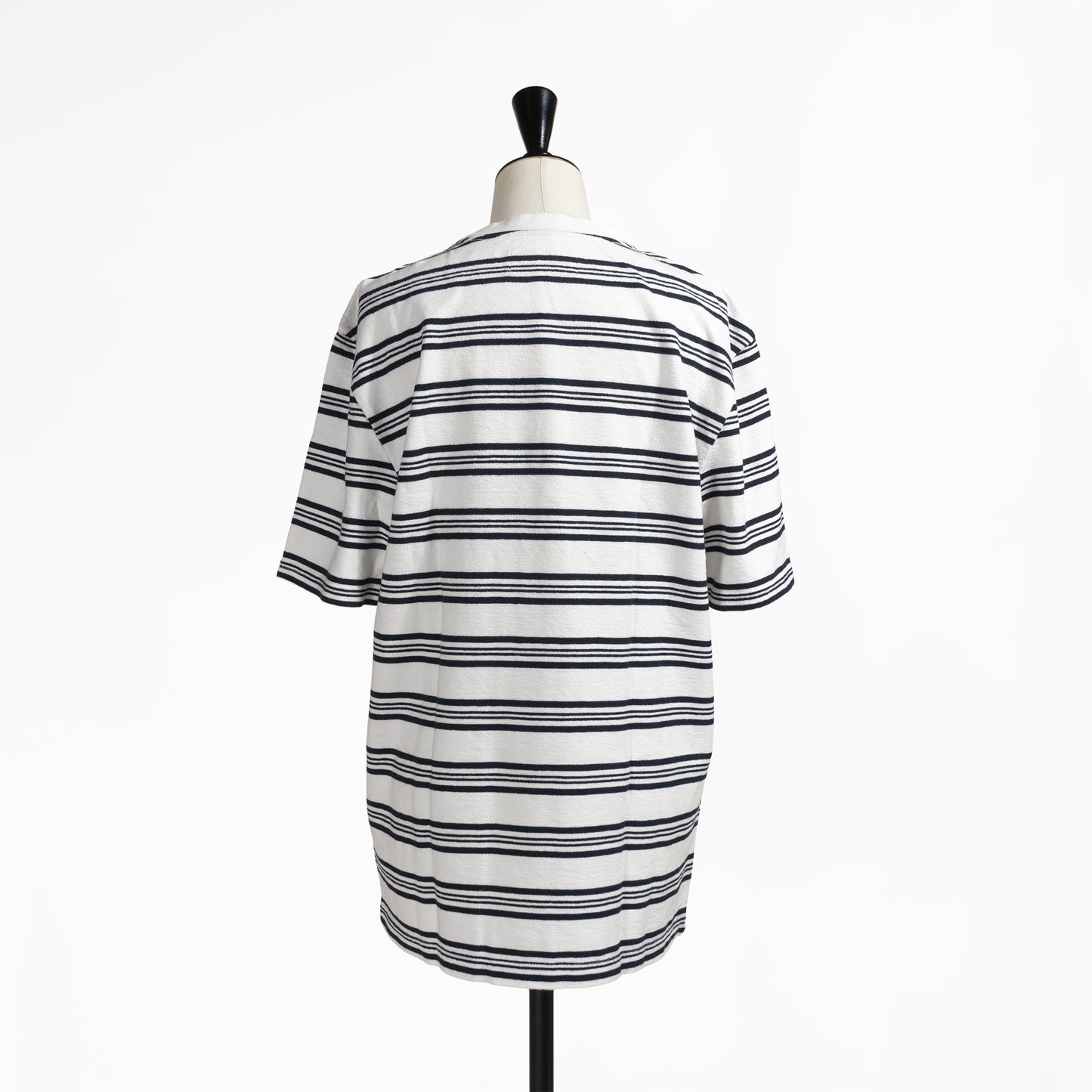 26SS Wax london ディーン ショートスリーブ Tシャツ THIN TEXTURED STRIPE